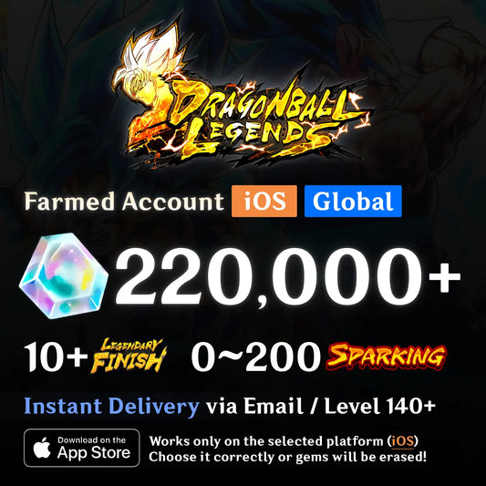 Dragon Ball Legends Farmed Account [iOS] GamesBay