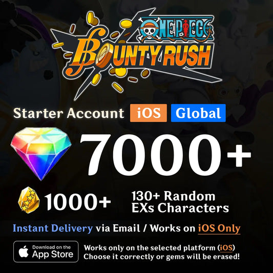 One Piece Bounty Rush Starter Reroll Account [Global - iOS] GamesBay